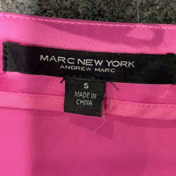 Marc New York Barbie Pink Chic Gathered Drawstring Midi Skirt Size Small S - Picture 4 of 8
